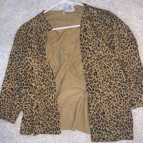 Cheetah print cardigan - Picture 2 of 3